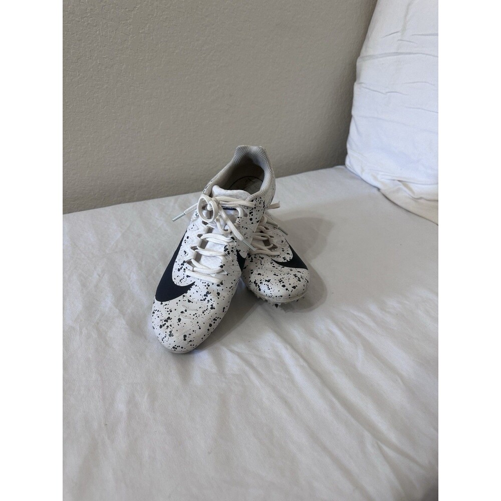 Nike Rival S Track  removableSpikes Men’s 8.5 Racing Sprint Shoes White Splatter